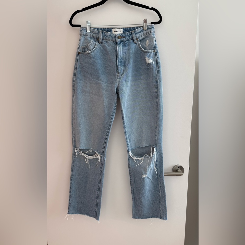 Rolla’s high rise straight jean (fits like a 26)